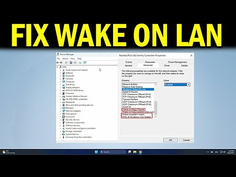How To Fix Wake On LAN Not Working In Windows 11/10