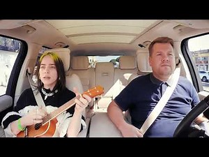 Billie Eilish singing 8 at carpool karaoke