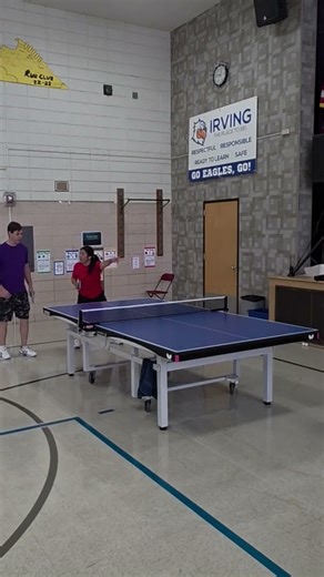 Funny: "Mr. Newby" thinks it's his turn to serve again