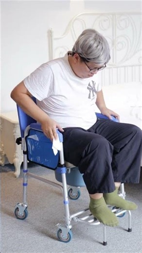 Portable Commode Chair with Wheels | Comfort, Mobility & Christmas Sale 🎄