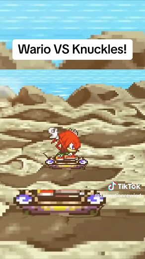 Wario VS Knuckles! (Super Mario vs Sonic The Hedgehog) Original Animation! #animationrewind #cartoonfightclub #supermario #wario #knuckles #sonic #sonicthehedgehog #knucklestheechidna