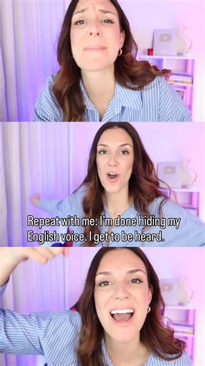 My friend… The only way to free your English voice is to change your relationship to using it. We get stuck because every time se use your voice we associate it with tension, stress, heaviness, evaluation, and self-monitoring. So your nervous system learns: Speaking = threat. The moment you start treating your voice as: Speaking = joy, expression, enjoyment, impact Your entire performance will change. The process to get there must feel joyful. Otherwise, it won’t work. Now sing with me: “I’m don