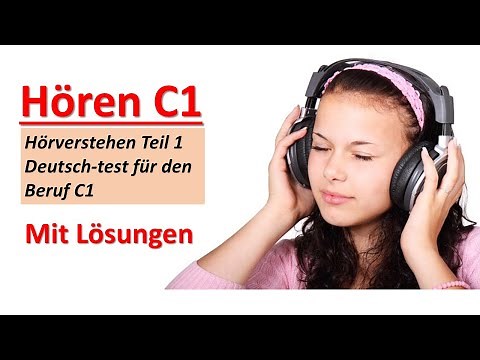 🎧 2025_Hörverstehen C1 _Modelltest Hören C1 – Teil 1 – TELC C1 Hören