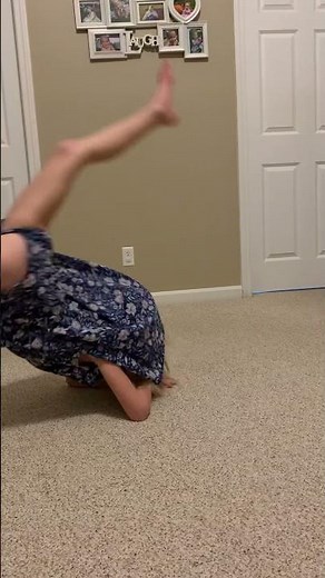 Gymnastics contortionist back flexibility kick over