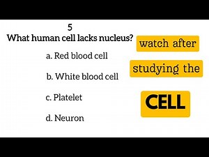 Top 30 MCQs and Answers on Cells | Ati Teas | Nursing | Health sciences
