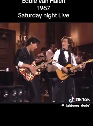 Eddie Van Halen Guitar Performance on Saturday Night Live