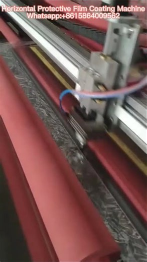Horizontal Protective Film Coating Machine for Glass