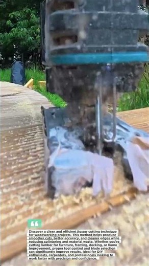 Perfect Jigsaw Cutting Techniques Explained Today #Woodworking #DIY #Tools