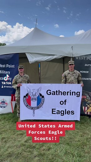 Here are some of our United States Armed Forces Eagle Scouts here at the Summit for BSA National Jamboree | National Eagle Scout Association