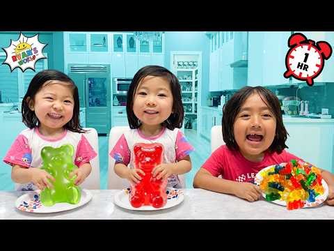 We Made Our Own CANDY!! 1 Hour of DIY Candy Activities for KIDS!