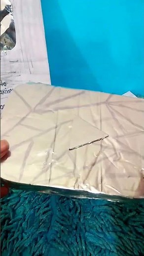 My DIY Diamond Play Button #diy #craft #cardboard #papercraft #paper #playbutton #shorts