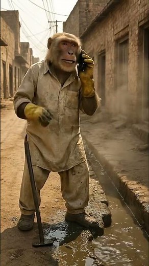 Software engineer 😂 #funnymonkey #monkeyfunny #viralvideo #firstshortvideo #newchannel