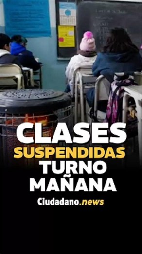 MENDOZA: Suspenden las clases en el turno mañana por condiciones climáticas