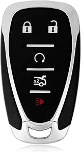 Replacement for 2019 2020 2021 2022 Chevrolet Camaro Cruze Malibu Key Fob Remote Control HYQ4EA 5 Buttons 433MHz