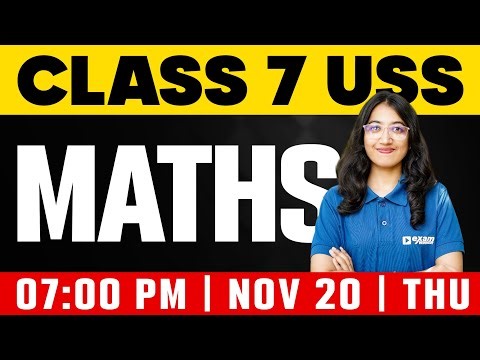 Class 7 USS | Maths | Important Questions | Exam Winner