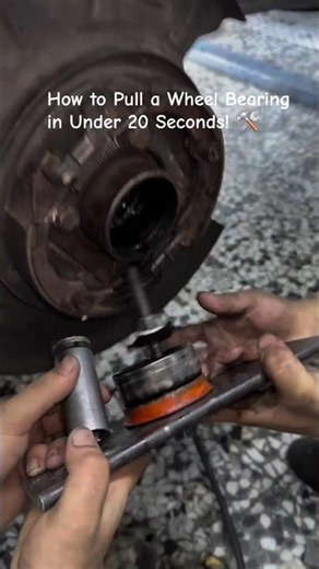 How to Pull a Wheel Bearing in Under 20 Seconds! 🛠️