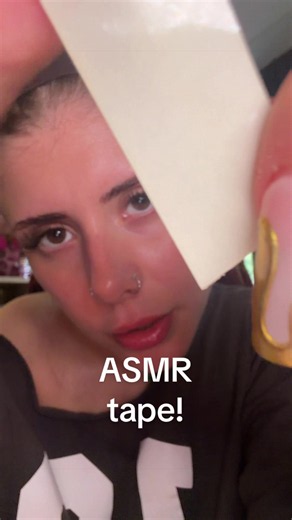 ASMR Tape Trigger Close-Up — Taping Face & Mic for Sleep