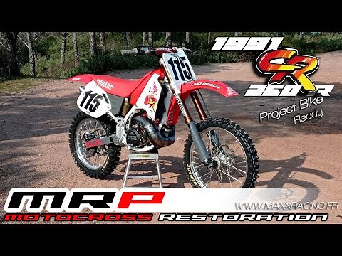 1991 HONDA CR 250 R Project Bike by MRP // Final presentation of the bike before the first ride.