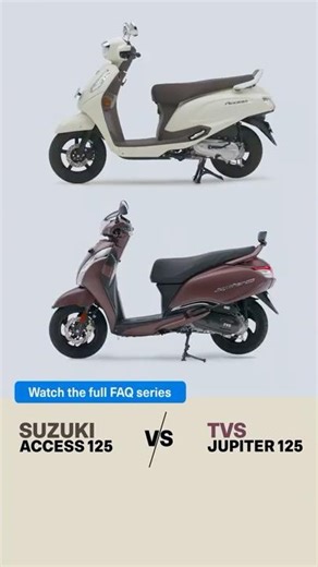 Buy TVS Jupiter 125 instead? | Suzuki Access 125 2025 FAQ #10