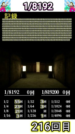 【1／8192】運試し 216日目 #18192 #short #運試し #1日1回