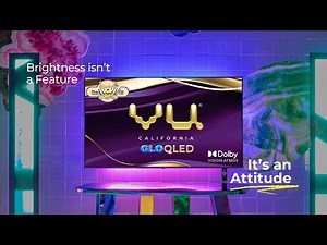 ⚡️ Brightness isn’t a feature—it’s an attitude. Meet Vu GloQLED with Dolby Vision & Atmos.