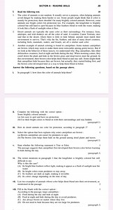 SECTION A - READING SKILLS201. Read the following text.101.... | Filo