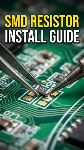 🎬 How to Install an SMD Resistor? Step By Step