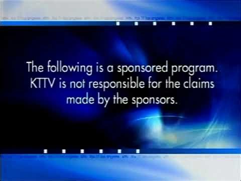 KTTV Paid Program Disclaimer Opening 2005