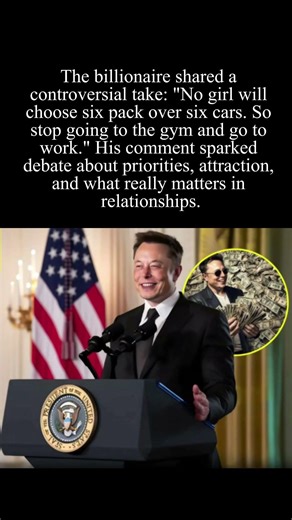Elon Musk says girls prefer six cars over six packs #ElonMusk #SixPackVsSixCars