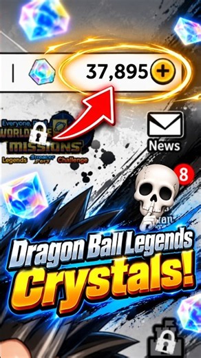 How To Get Crystals in Dragon Ball Legends — DB Legends Codes #dragonballlegends #dblegends