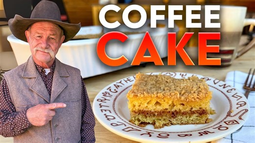 Old-Fashioned Cinnamon Coffee Cake with Crumble Topping