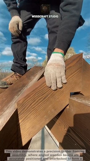 Precision Timber Framing Joint Explained #woodworking #construction #carpentry