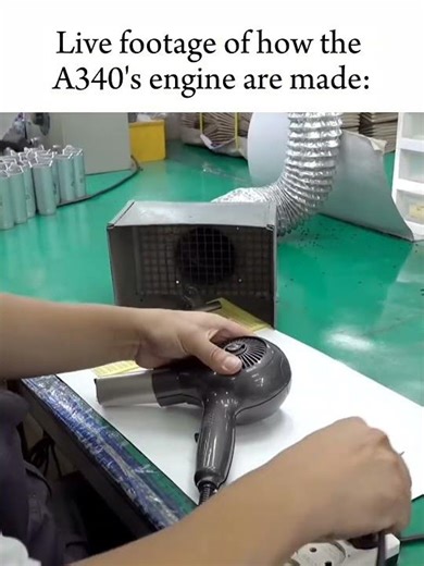 A340's engines = 4 hairdryers for the runway 💨