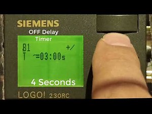 Manually programming "OFF DELAY TIMER" in LOGO