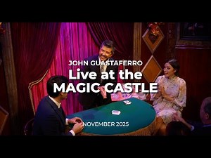 John Guastaferro at The Magic Castle Nov 2025