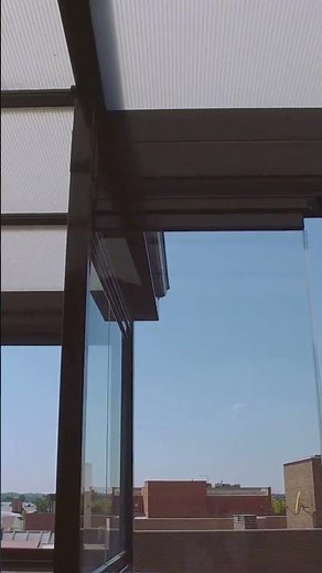 Cortina de cristal para terrazas