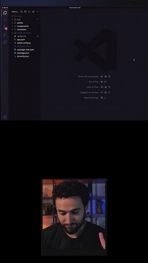 React Native IDE: emulador dentro do VsCode. #reactnative #ide #vscode #emulador