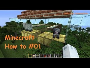 (Minecraft - How to) Schaf- und Schweinefarm #1
