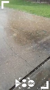 DFW HAIL: Here's a look at the hail coming down in DeSoto as storms moved through North Texas. Latest timeline and radar: https://bit.ly/3SDpAL4 | WFAA