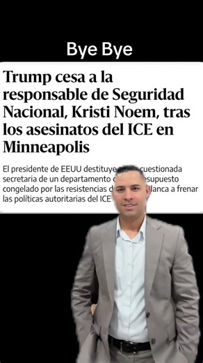 En medio de una fuerte controversia por operativos de inmigración en Minneapolis, el presidente Donald Trump decidió destituir a Kristi Noem de su cargo como Secretaria del U.S. Department of Homeland Security. La decisión surge tras varios incidentes relacionados con agentes de U.S. Immigration and Customs Enforcement (ICE) que generaron críticas, investigaciones y presión política en todo el país. Este cambio marca un nuevo capítulo en el debate sobre las políticas migratorias y el manejo de l
