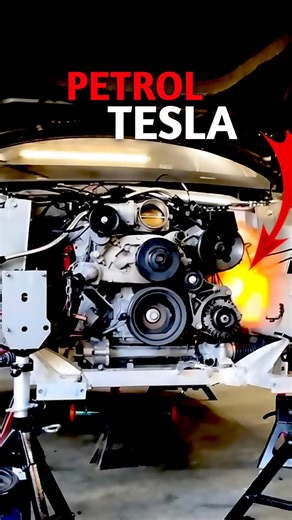 V8 Swapped Tesla #shorts