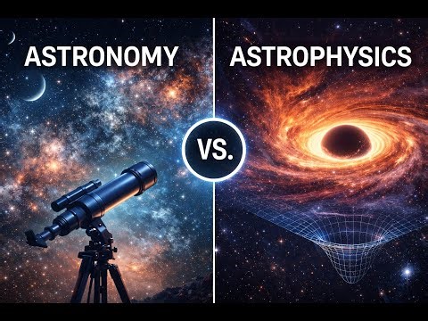 Astronomy vs Astrophysics | What’s the Difference? | Astrophysics 101🎇🚀