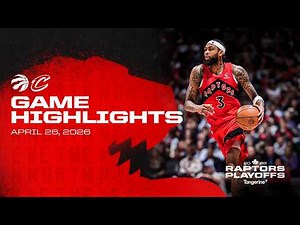 Playoffs Raptors vs Cavaliers Game Highlights RD1 GM4 - April 26, 2026