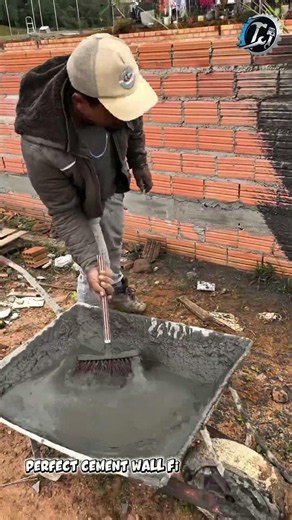 Smooth Wall Plastering Skills Showcase 🧱 #Masonry #Construction #Craftsmanship