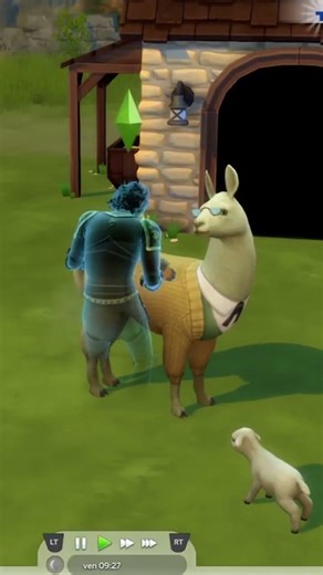 brushing a llama #thesims4 #clip