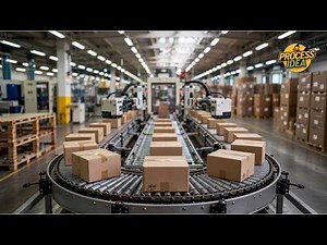 How Corrugated Cardboard Boxes Are Made | Carton Box Production Machine in factory