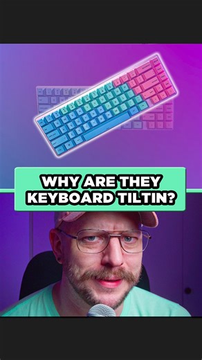 Naaackers on Instagram: "Today dive into the curious phenomenon of why many gamers tilt their keyboards instead of keeping them parallel to their screen. 6 reasons: enhanced comfort that aligns the wrists more naturally, reduced finger bruising and bleeding during intense use, improved key-pressing accuracy thanks to your fingers aligning with the staggered layout, extra desk space for sweeping mouse movements, additional thumb-accessible keys, and yes - you’ll even look good. We also explore ho