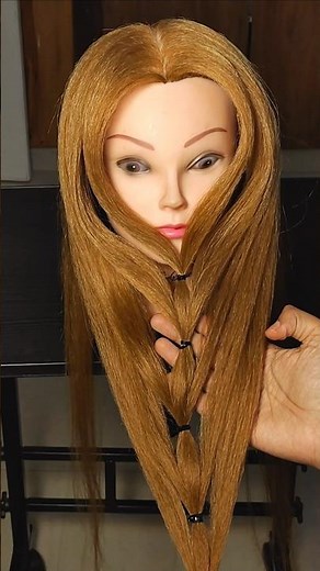 ✨ Easy Hairstyle Tutorial for Every Day! 💇‍♀️#shorts