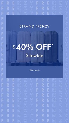 STRAND FRENZY STARTS HERE: Up to 40% Off* Sitewide! #STRAND | Strandbags