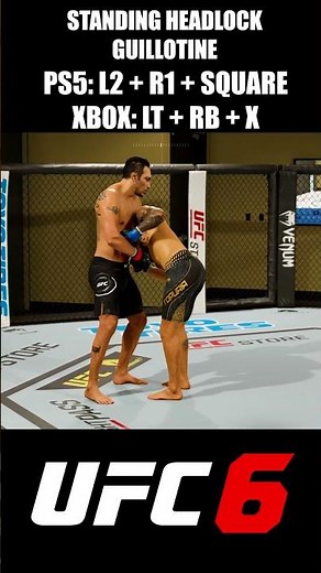 UFC 6 How to do the Standing Headlock/Guillotine #ufc6 #easportsufc6 #eaufc6